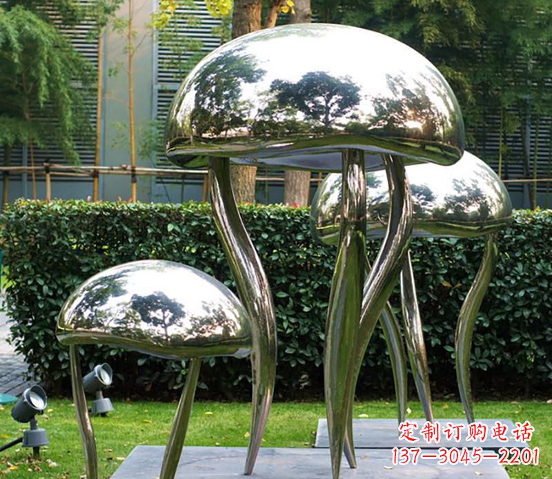 周口艺术水母不锈钢雕塑