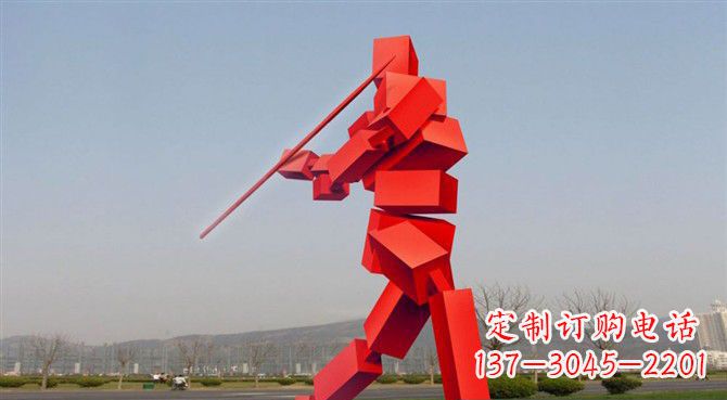 周口定制不锈钢标枪雕塑
