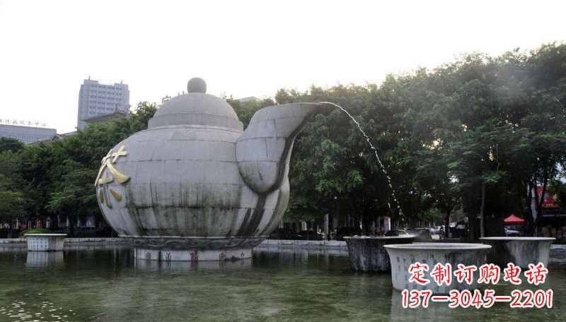 周口公园茶壶石雕