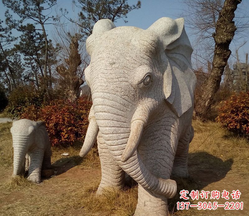 周口精美大象雕塑