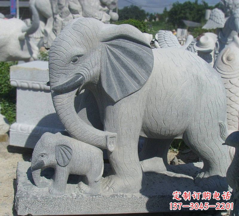 周口雕塑艺术大象雕塑