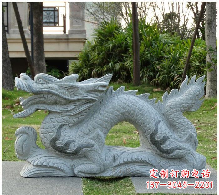 周口精美雕刻的大理石龙雕塑