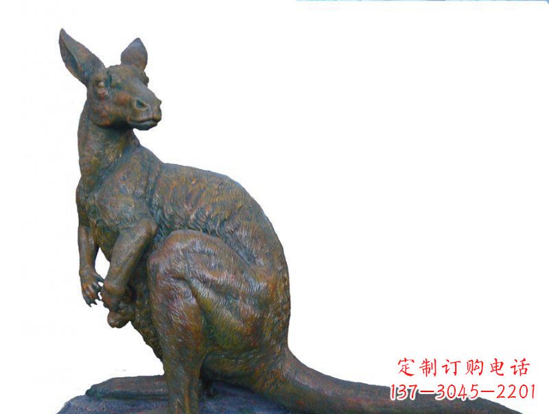 周口精致工艺铜袋鼠雕塑