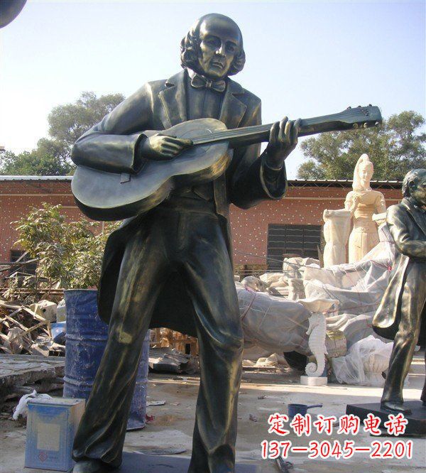 周口高端精致吉他雕塑