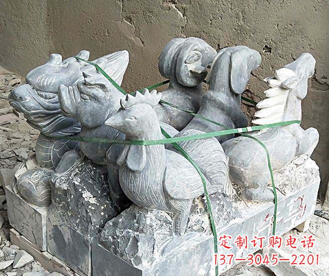 周口精致动物雕塑,让美好永流传