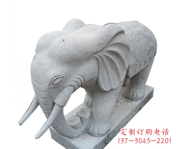 周口精美绝伦的大象大理石雕塑