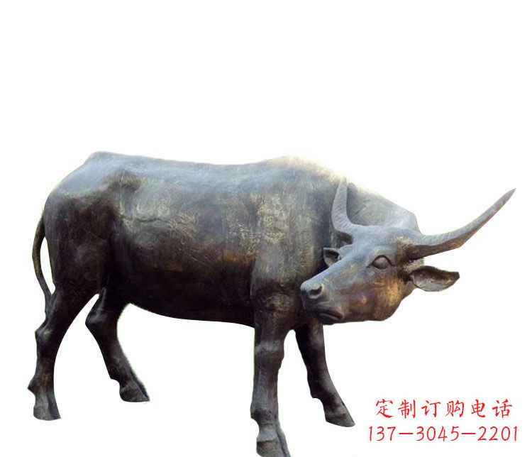 周口优质静谧水牛铜雕