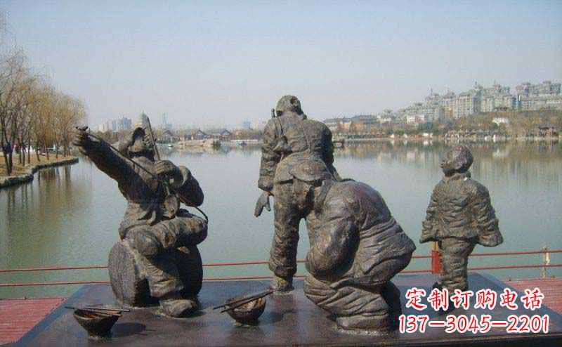 周口精美中式二胡雕塑