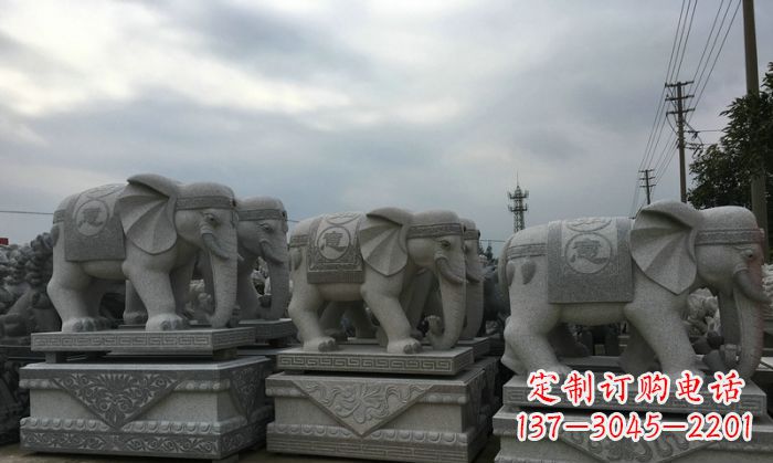 周口 杰出的大象雕塑