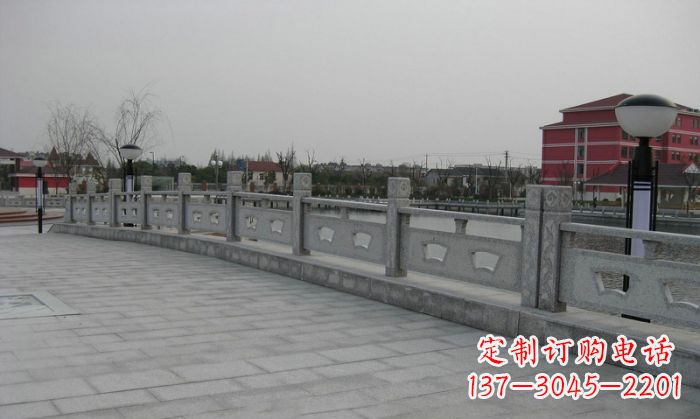 周口公园仿古石栏板 (2)