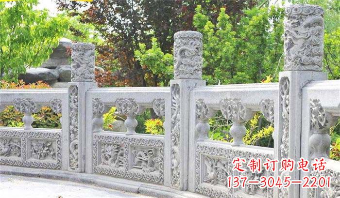 周口公园仿古石栏板_1