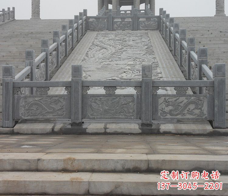周口精美的仿古石栏板雕塑