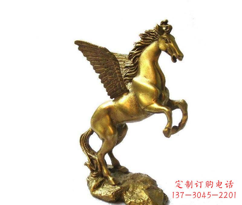 周口公园飞马动物铜雕
