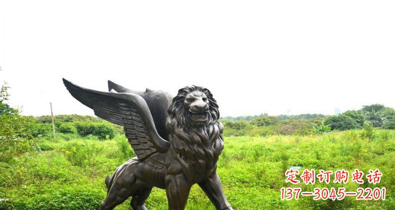 周口中领雕塑精美的动物铜雕