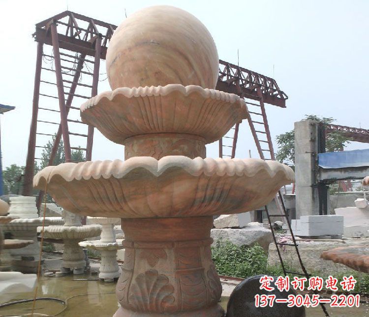 周口绚丽多彩的风水球雕塑