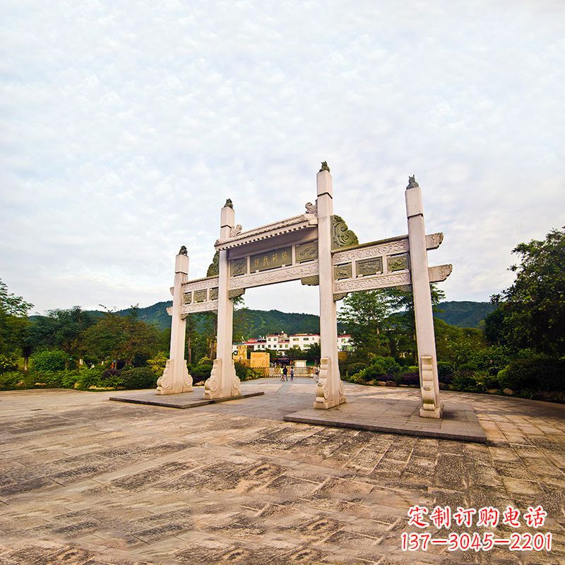 周口精美石牌坊雕塑