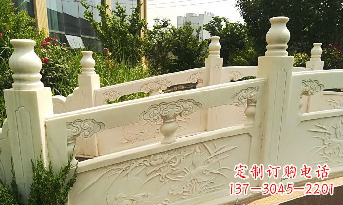 周口精美汉白玉石拱桥雕塑