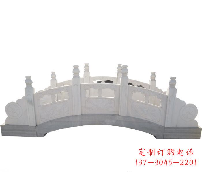 周口精美汉白玉石拱桥雕塑