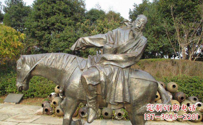 周口动态骑马雕塑