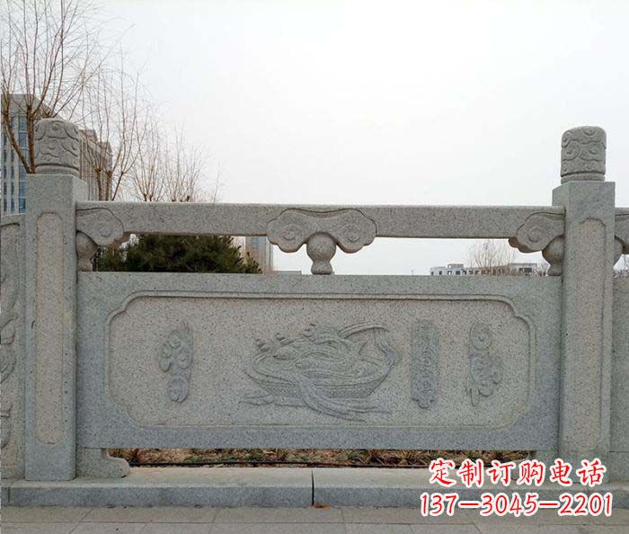 周口公园户外栏板石雕