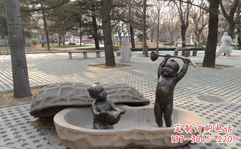 周口花生娃娃艺术雕塑