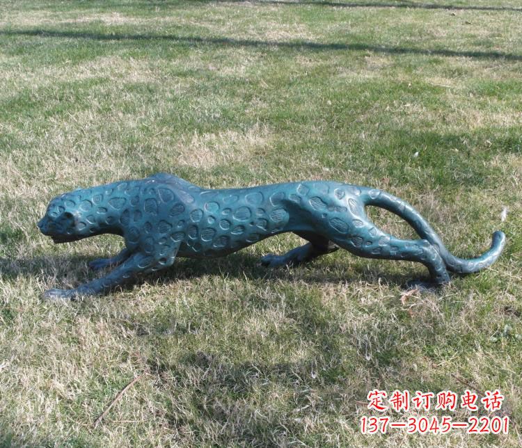 周口优质铜质金钱豹雕塑