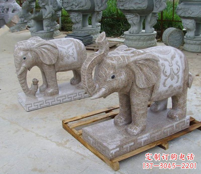 周口精美大象雕塑