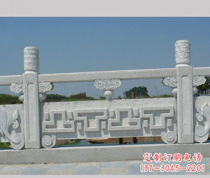 周口公园景观大理石栏板雕塑