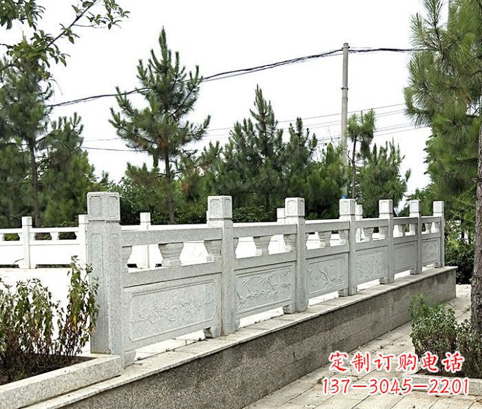 周口大理石栏板石雕,构筑公园景观