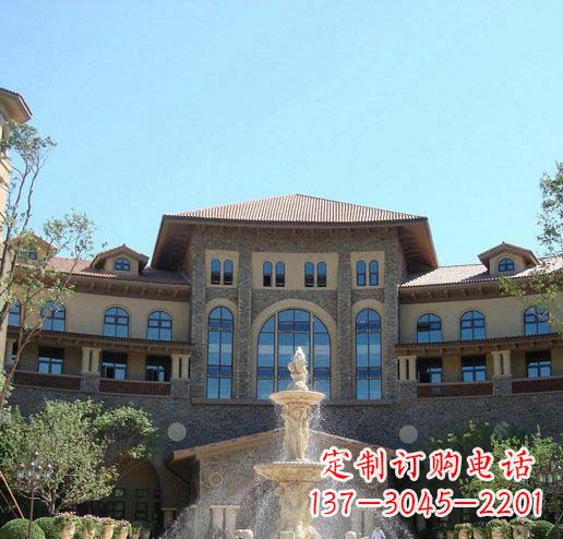 周口定制欧式古典喷泉大理石雕塑