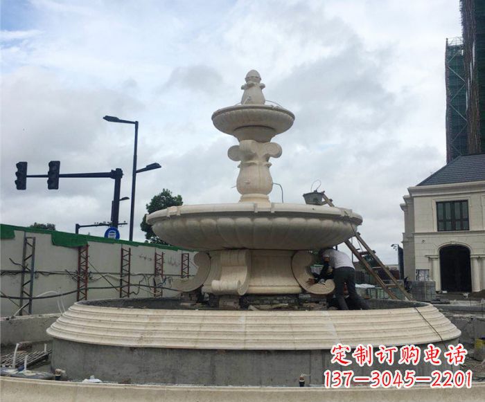周口品质卓越的定制大型喷泉石雕