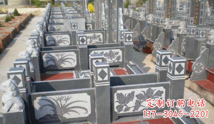 周口公园景观仿古石栏板 (2)