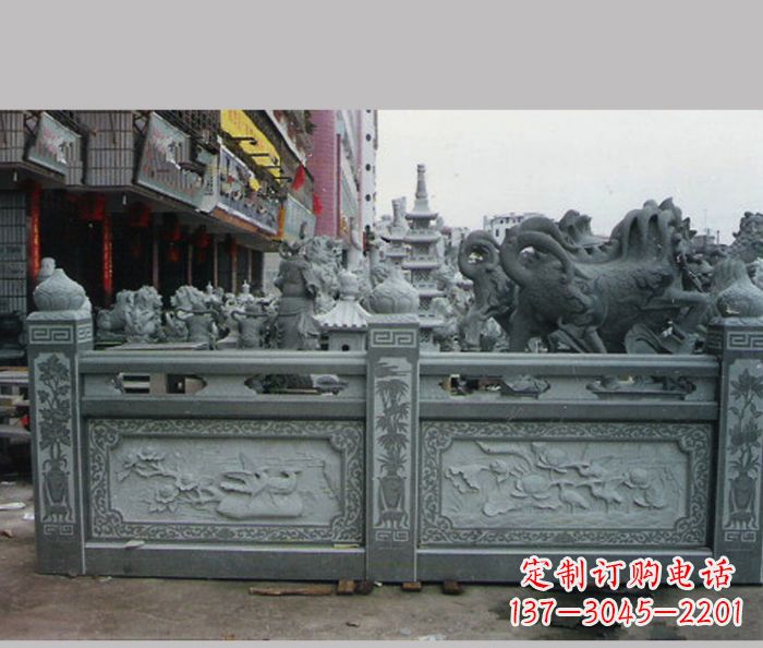 周口高档仿古石栏板雕塑