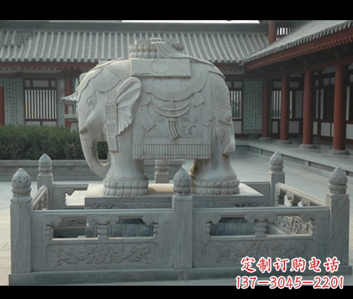 周口用大象雕塑彰显田园风情