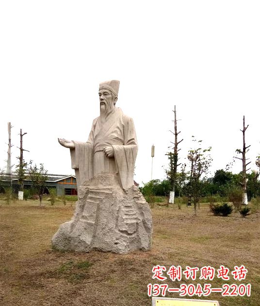 周口 具有历史文化意义的谢灵运石雕