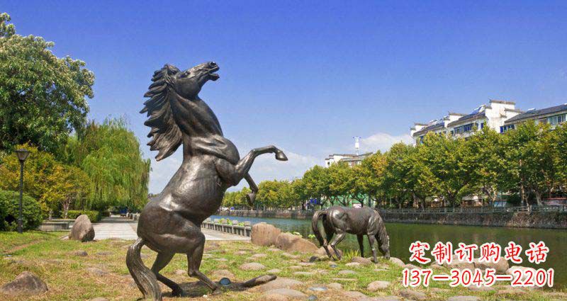 周口中领雕塑精美动物铜雕