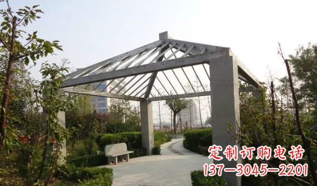 周口精美不锈钢凉亭雕塑