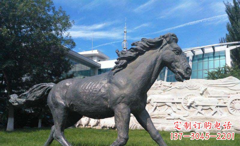 周口马动物铜雕塑
