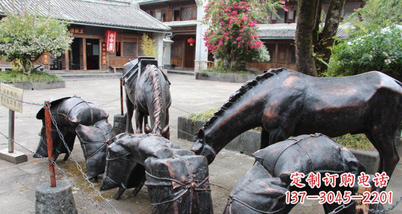 周口中领雕塑定制的铜动物雕塑