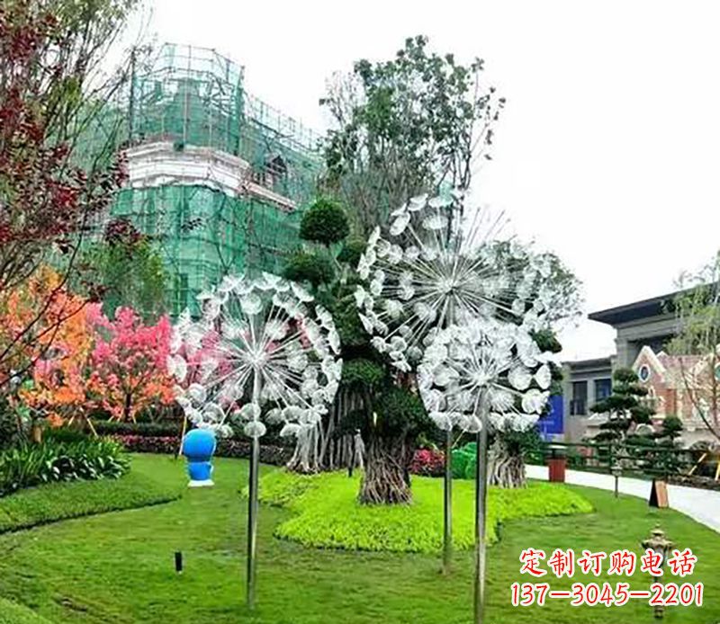 周口公园蒲公英雕塑