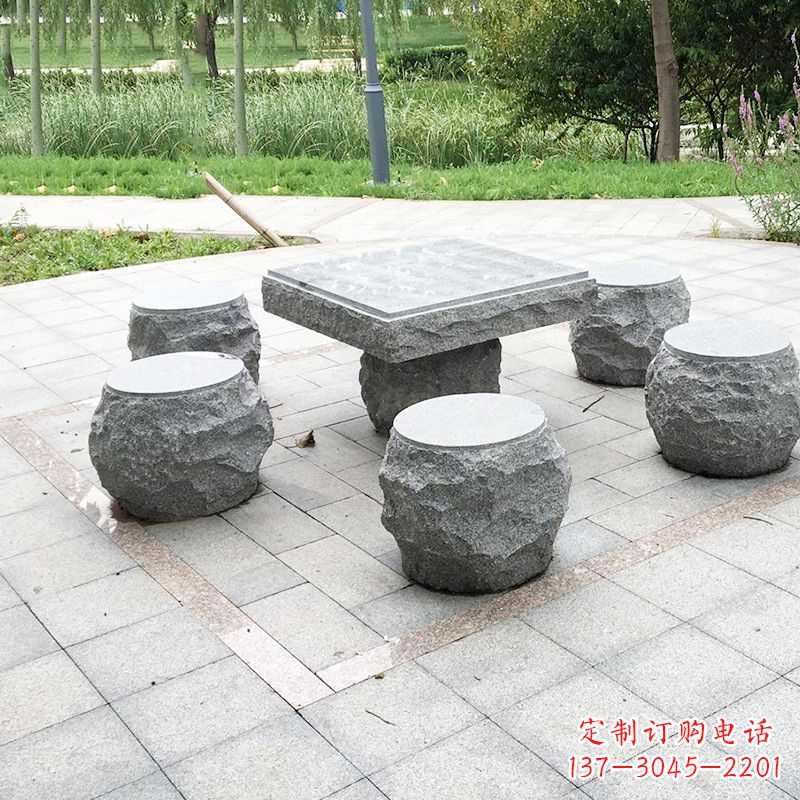 周口公园石桌凳