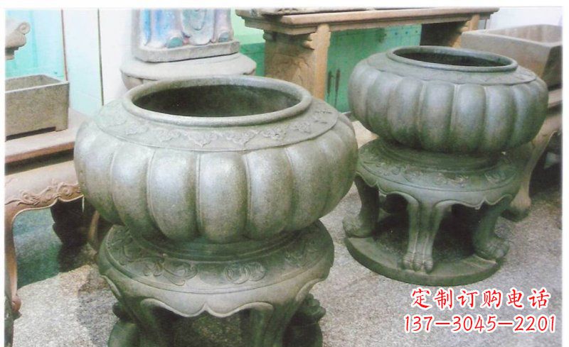 周口铜质公园水缸雕塑