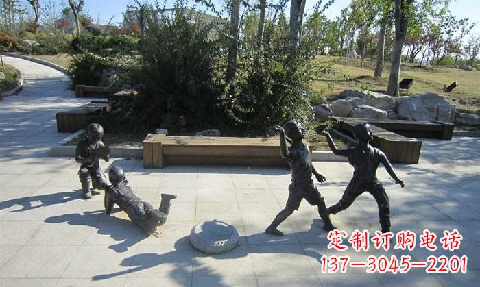 周口精美铜制儿童雕塑