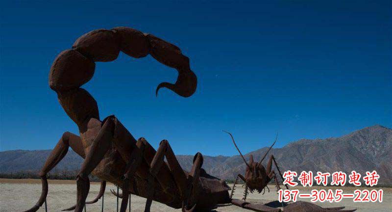 周口中领雕塑精美铜雕蝎子雕塑