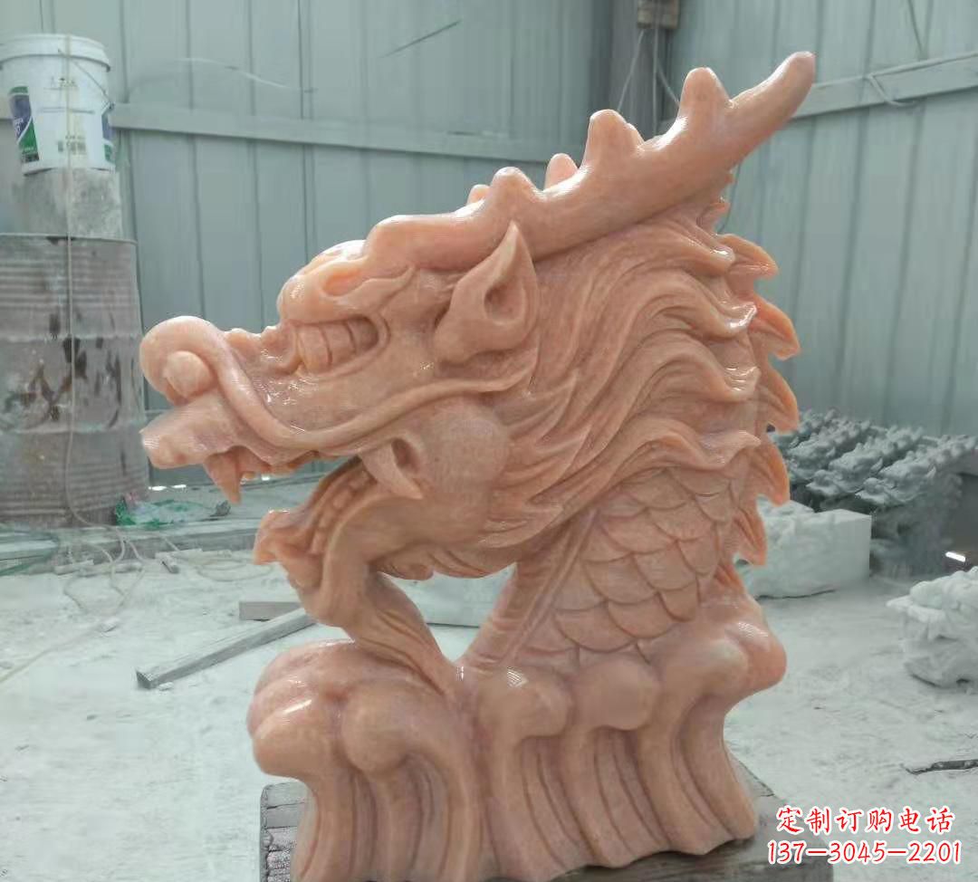 周口具有传统工艺特色的公园喷泉龙头石雕