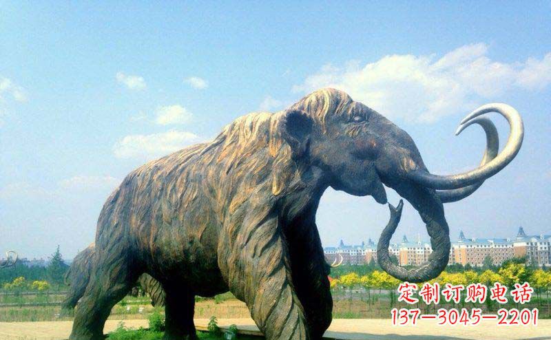 周口中领雕塑的精美铜制动物雕塑