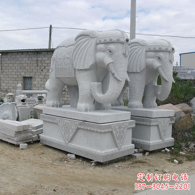 周口古代大象石雕