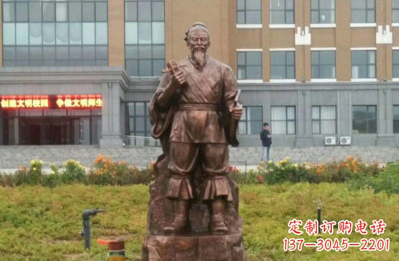 周口古代名人铜雕鲁班