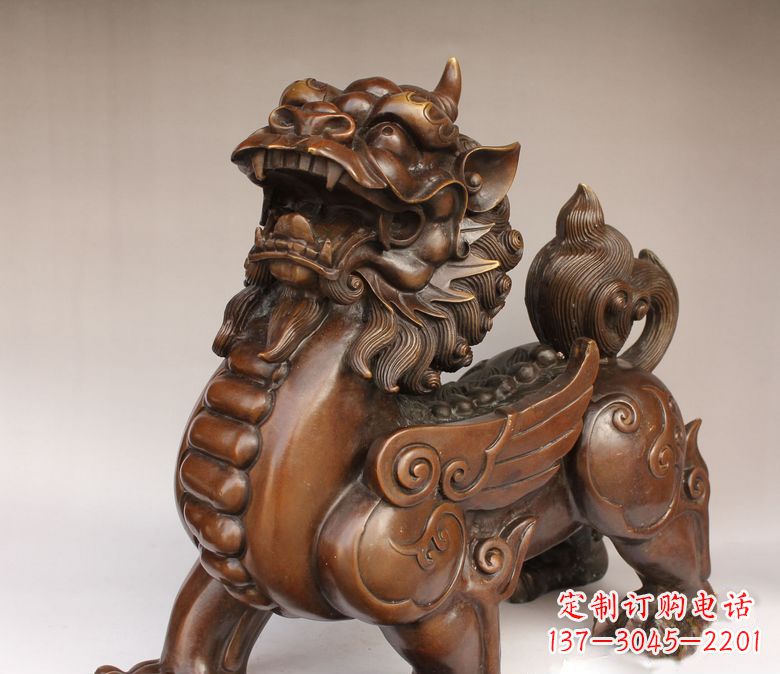 周口古代神兽貔貅铜雕