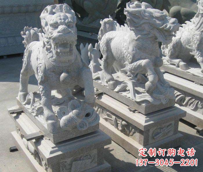 周口优质古代神兽麒麟石雕